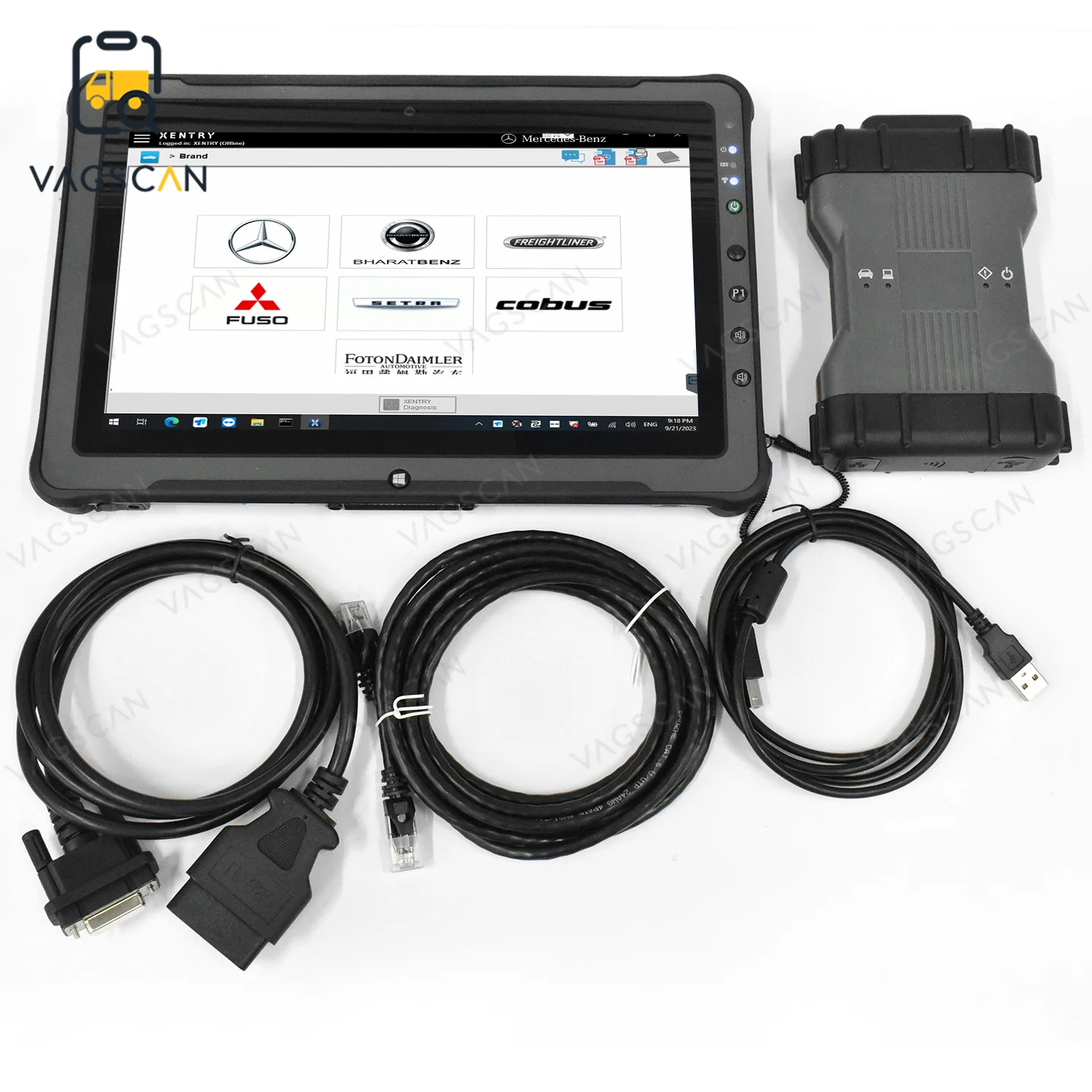 

2024 for DOIP MB Star C6 support CAN BUS C6 WIFI Multiplexer vci Diagnosis Tool SD Connect F110 Tablet