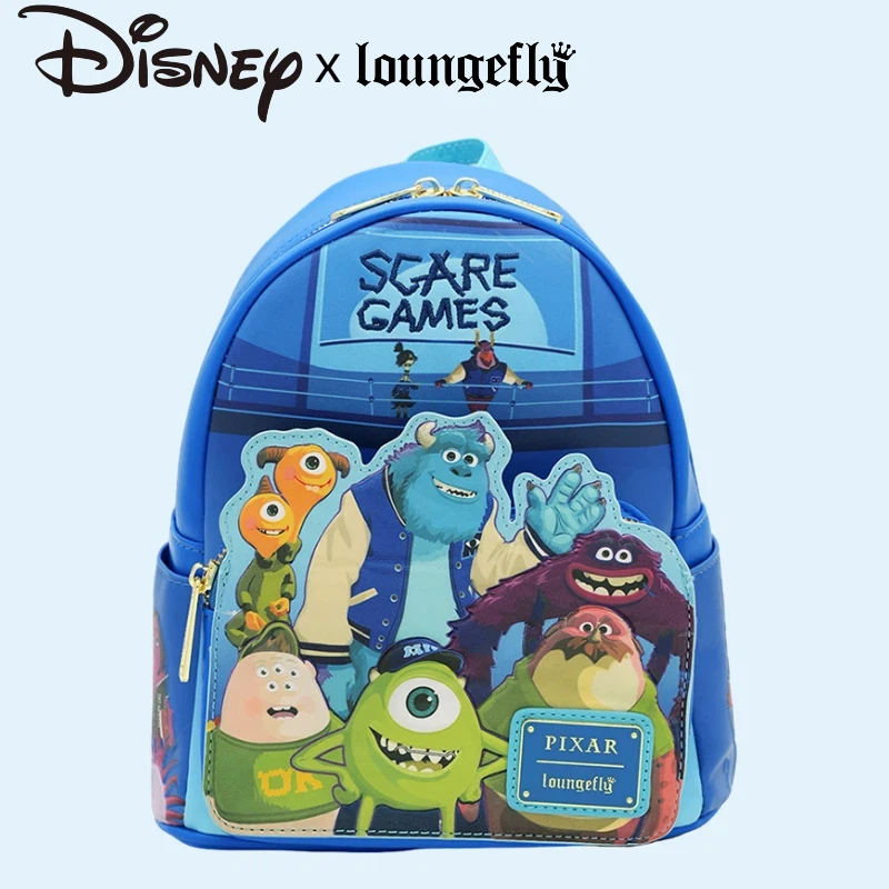 

Рюкзак Disney Pixar Loungefly Monsters University Scare Games, модный подарок для любителей Диснея и ежедневного использования