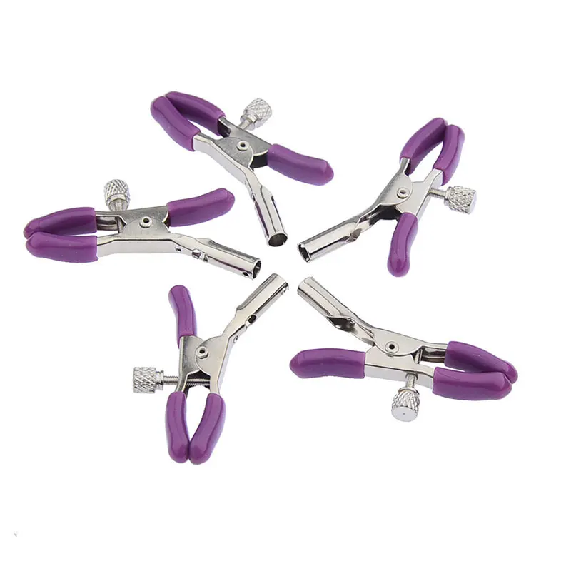 5PCS Clip erotiche per il seno stimolatore per capezzoli giochi per adulti giocattoli del sesso per coppie flirtare morsetti per capezzoli Clip in