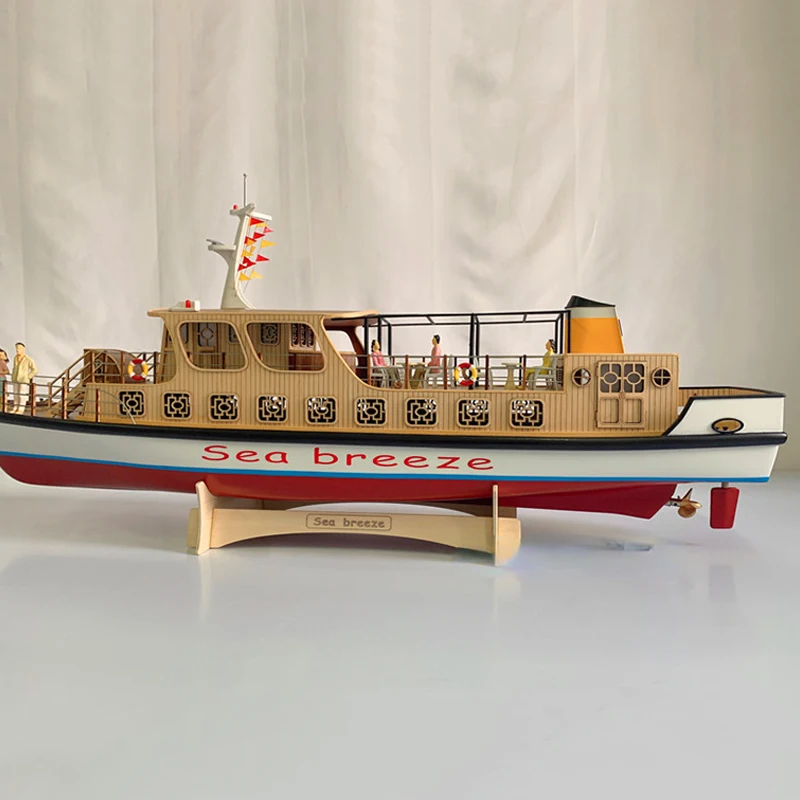 1/25 Remote Control Ship Cruise Ship Model Fiberglass Hull Exquisite Workmanship RTR Large Remote Control Ship Model