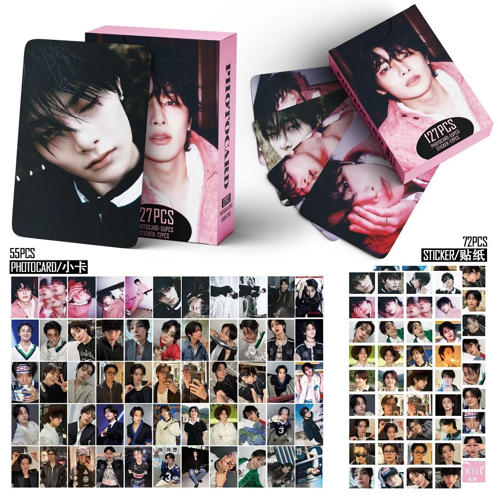 127 K-POPグループStray Kids新アルバムLomoカード2026新DO ITピンクシリーズ写真ポストカードコレクタブルファンギフト