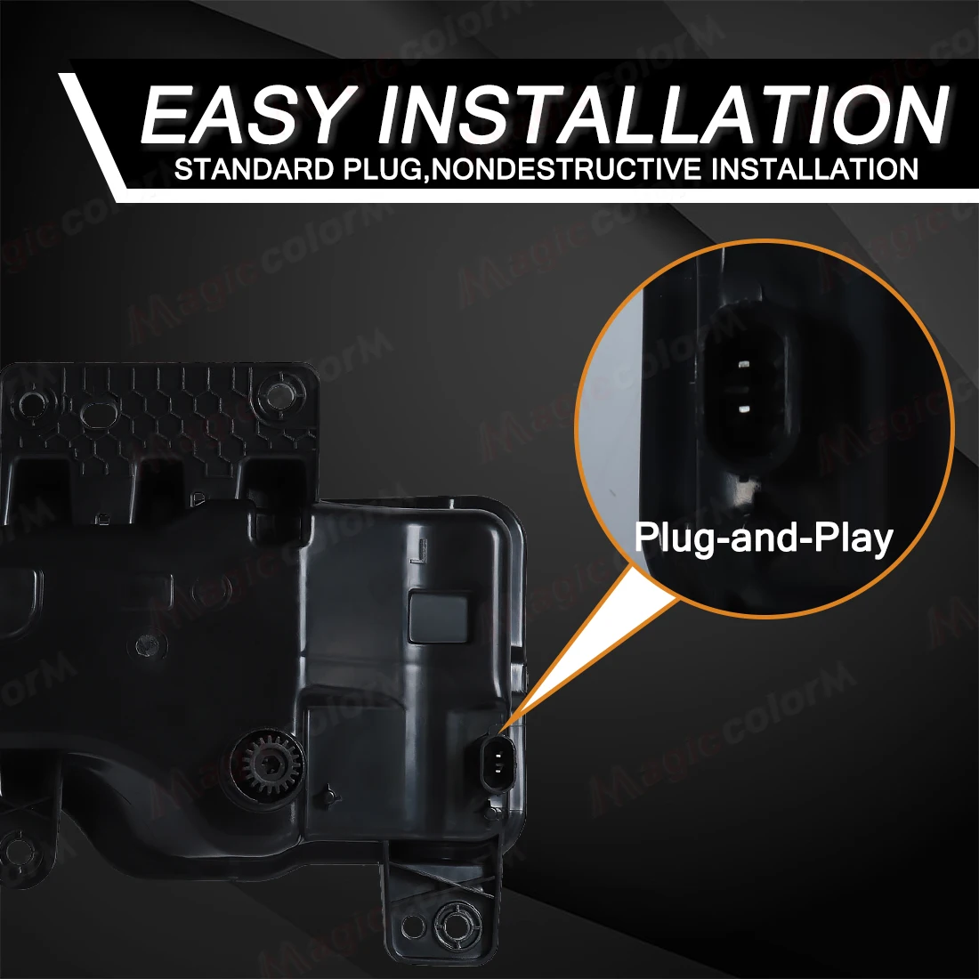 DLAA مصابيح الضباب لجي إم سي سييرا 1500 2016 2017 2018 LED سيارة FDRL النهار تشغيل أضواء ront الوفير المصابيح الأمامية الأبيض أضواء النهار 12 فولت #5