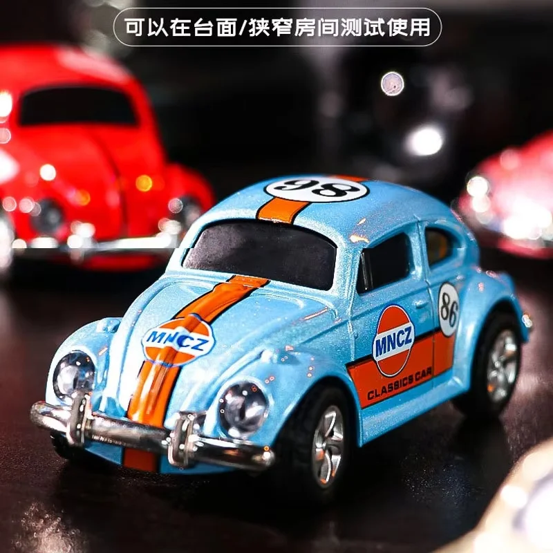 2025 Wireless Mini Beetle Alloy Remote Control Car Small Mobile Phone Remote Control Model Car Toy Children'S Holiday Toy Gift