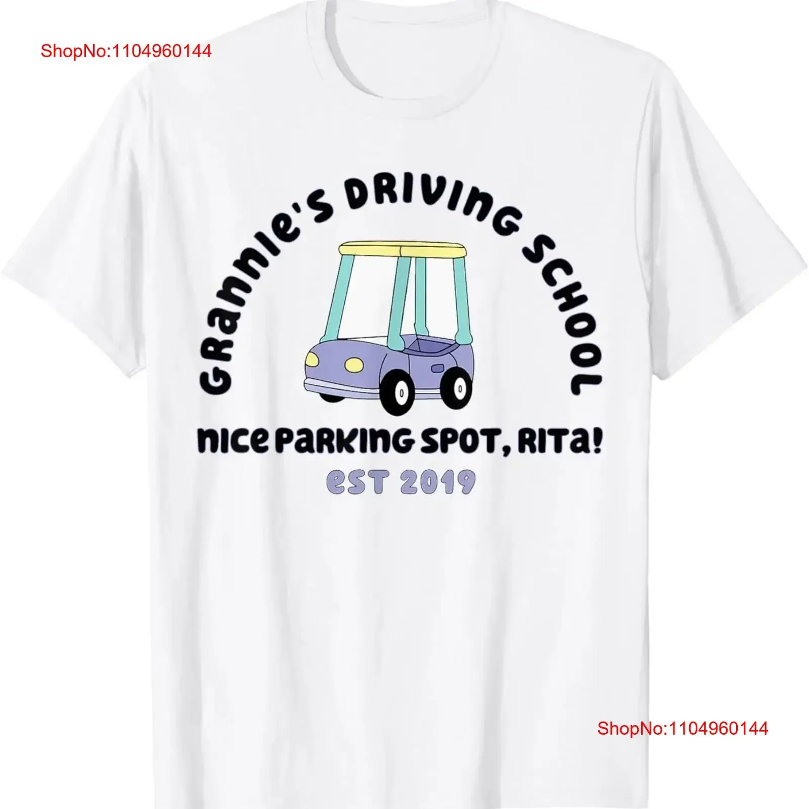 

Забавная футболка Grannies Driving School Nice Sparking Spot Rita, винтажная стираная уличная одежда, повседневная, слегка, универсальная, с рисунком, мягкая