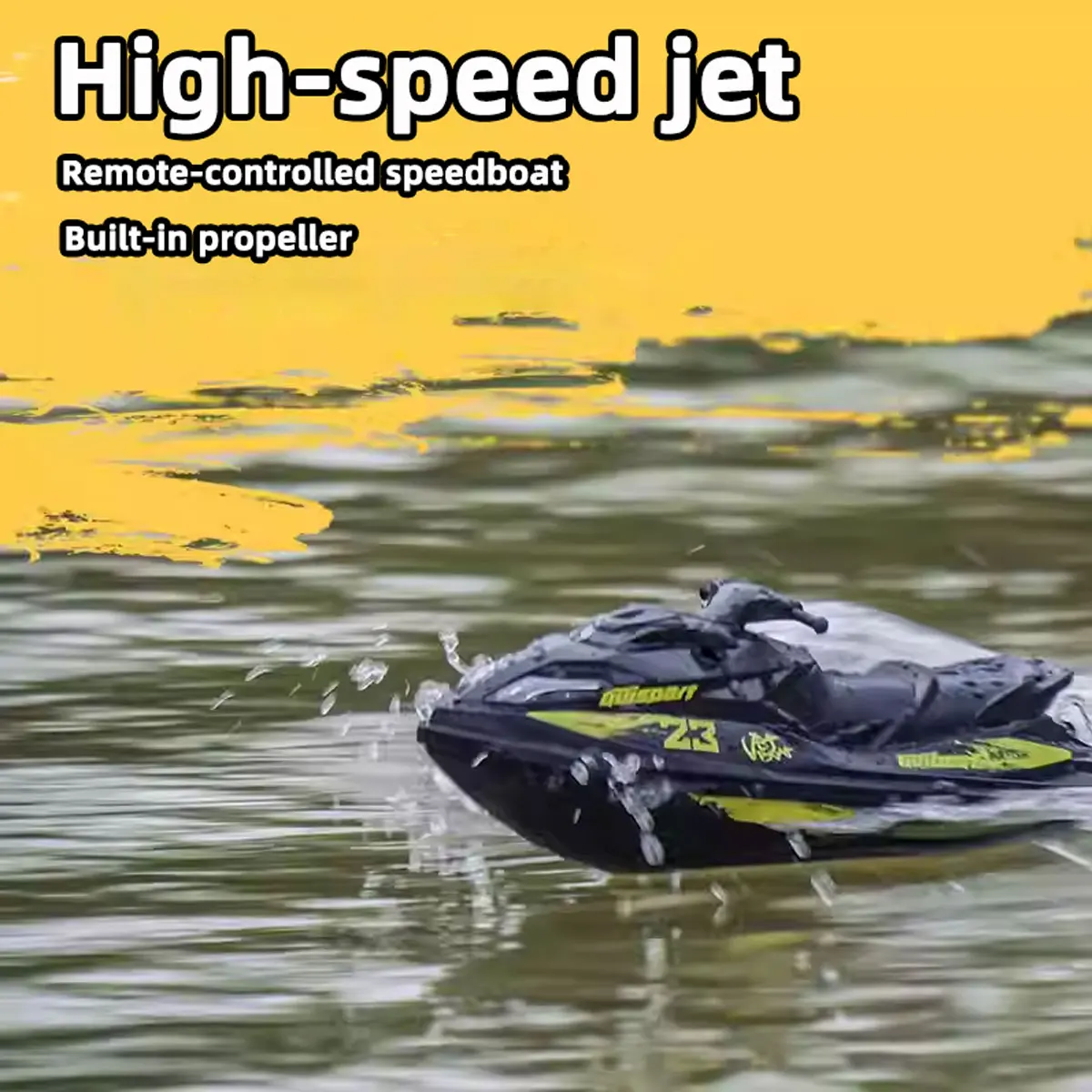 UDiRC UDI023PRO RC Boat 20Km/H High Speed Waterproof 2.4GHz Radio Control Brushless RC Speed Jet ski Boat Toys
