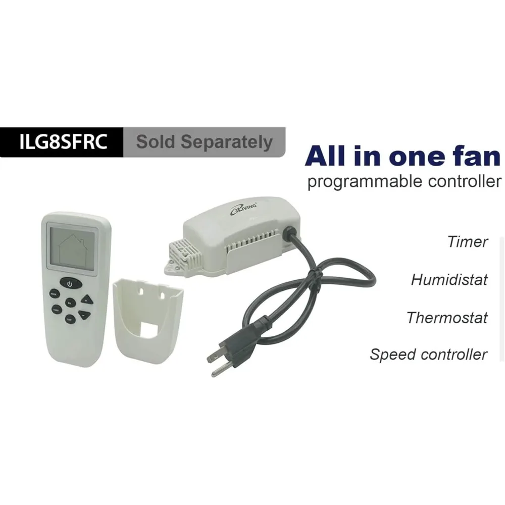 طقم مروحة التخفيف الرادون مع مروحة بيضاء 4 × 4 ودعامة تثبيت لتنقية الهواء بشكل فعال