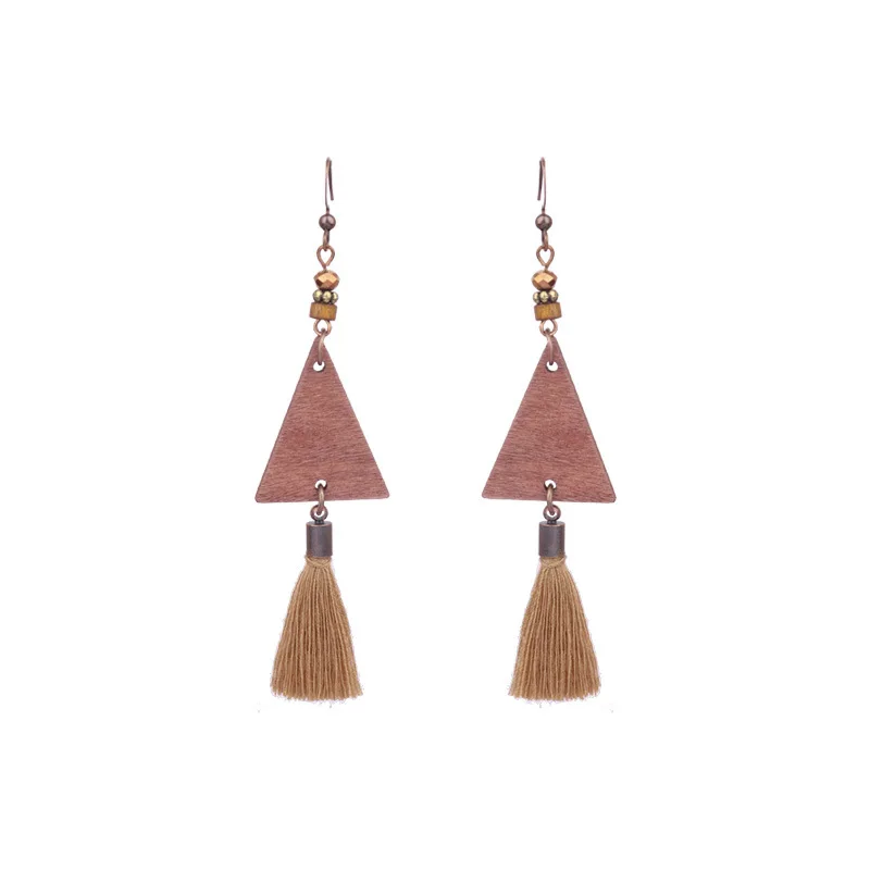 Geometric Hollow Alloy Retro Indian Bollywood Kundan Jhumka Three-layer Drop Earrings For Women Boho Ethnic Gypsy Earrings