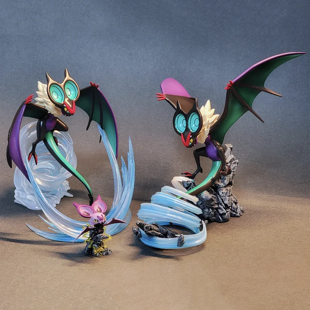 1/20 Scale Anime Pokemon Figure 715 Noivern 714 Noibat Action Figures Evolutionary Group Collect Model Adult Kids Toy Gifts