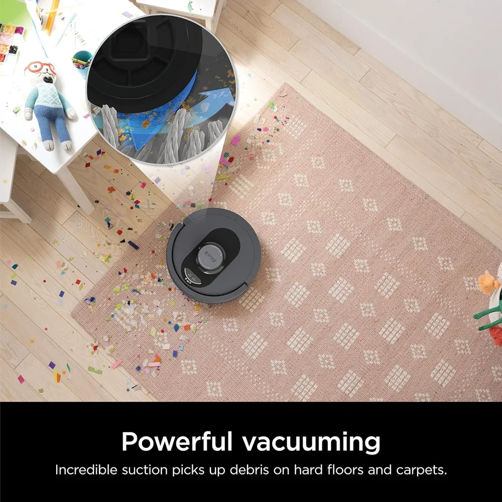 Ultra Robot Vacuum, with Matrix Clean, Home Mapping, 30-Day Capacity HEPA Bagless Self Empty Base, Perfect for Pet Hair