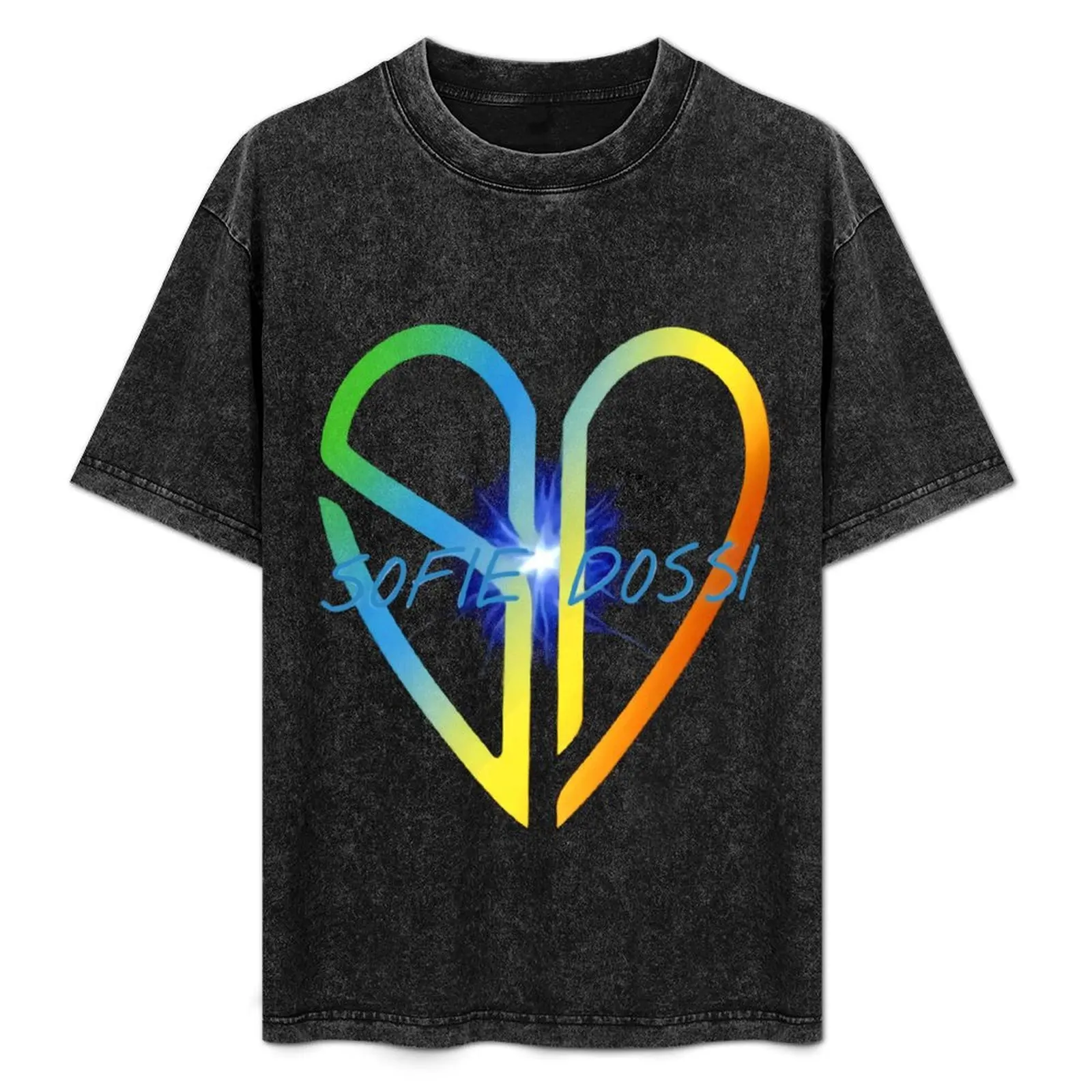 Camiseta feminina Sofie Dossi de manga curta com gráficos engraçados, camiseta de manga curta plus size