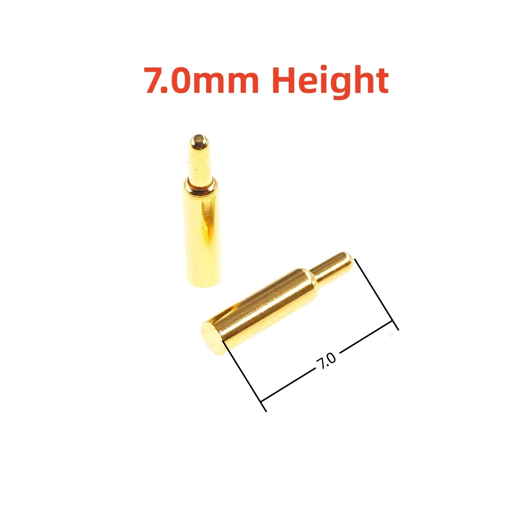 10 Pcs Miniature Spring Loaded Pogo Pin Connector Diameter 1.5 MM Height 3 3.5 4 4.5 5 5.5 6 6.5 7 8 9 10 SMD PCB Straight