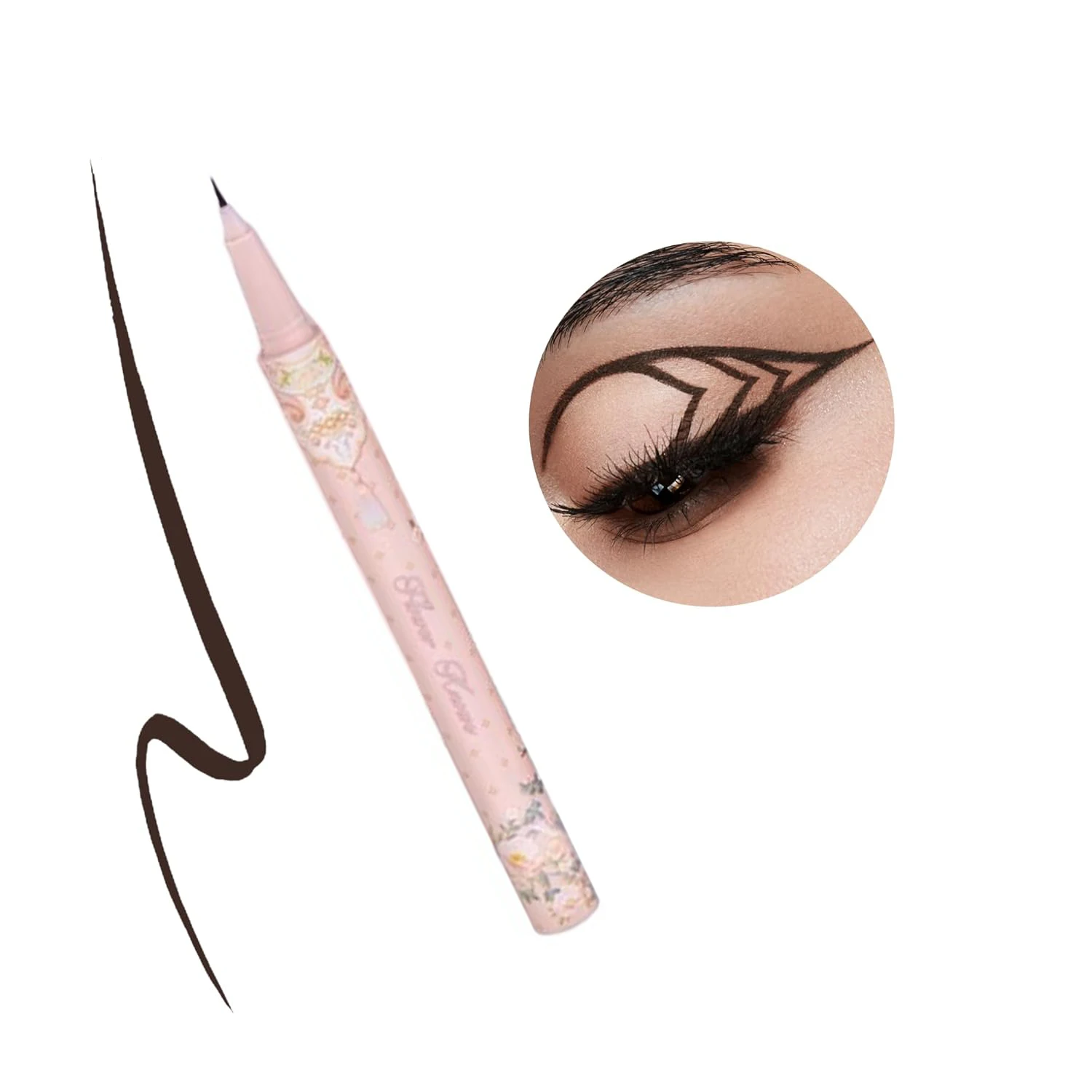 

Flower Knows Buttrfly Cloud Collar Collection Liquid Eyeliner Long-Lasting Eyeliner Pen Stamp Eye Liner Waterproof Makeup