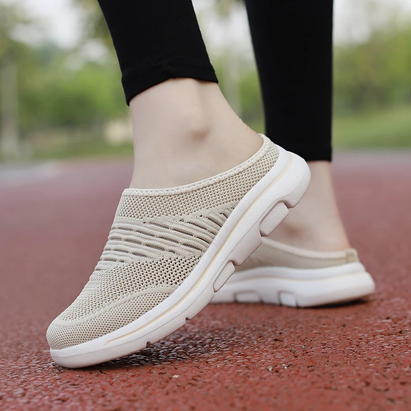 Women's Slippers Summer Shoes Soft Soled Outdoor Hiking Light Women Lazy Casual Fashion Comfortable Half Slippers Zapatos Mujer