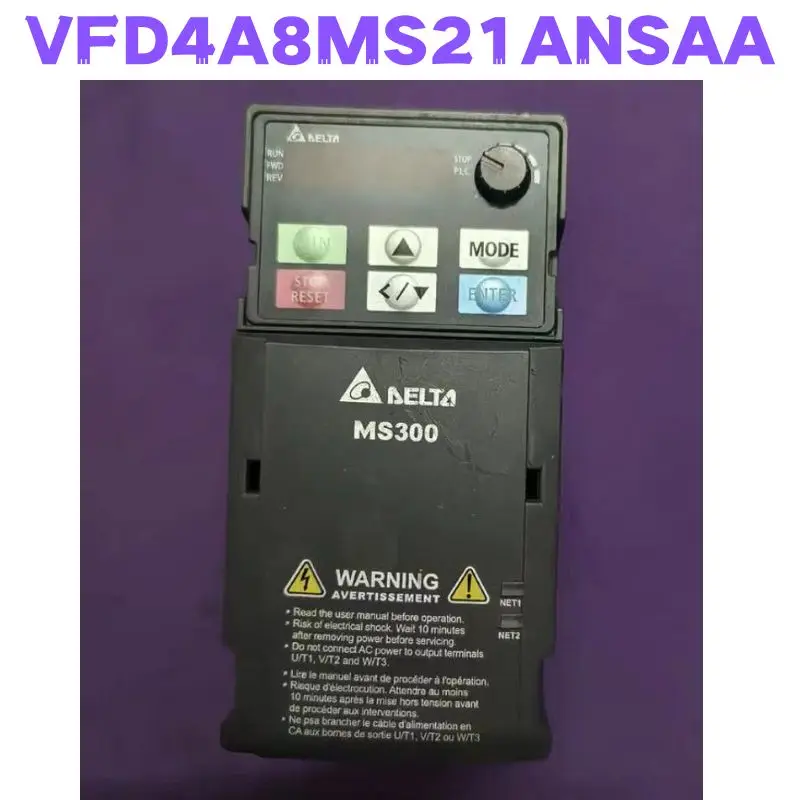 High-quality Goods Second-hand VFD4A8MS21ANSAA Inverter Tested OK Quick Shipment