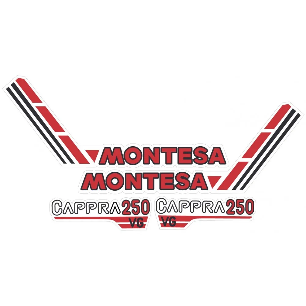 Set of Classic Motorbike compatible stickers  MONTESA Cappra 250 VG