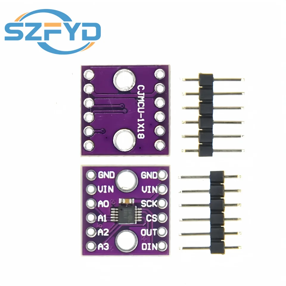 ADS1118 16 bit Conversion Module ADC Development Board SPI Communication Interface DC2.0V-5.5V