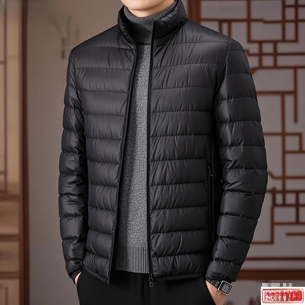 

Мужская легкая хлопковая куртка с капюшоном и воротником-стойкой, осенне-зимняя, повседневная, теплая, молодежная, свободного кроя