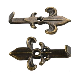 20Pcs Vintage Wall Hooks Key Holder Hanger for Hanging Towel Clothes Hat Bag Bathroom Kitchen Room Fittings W/screws Home Decor
