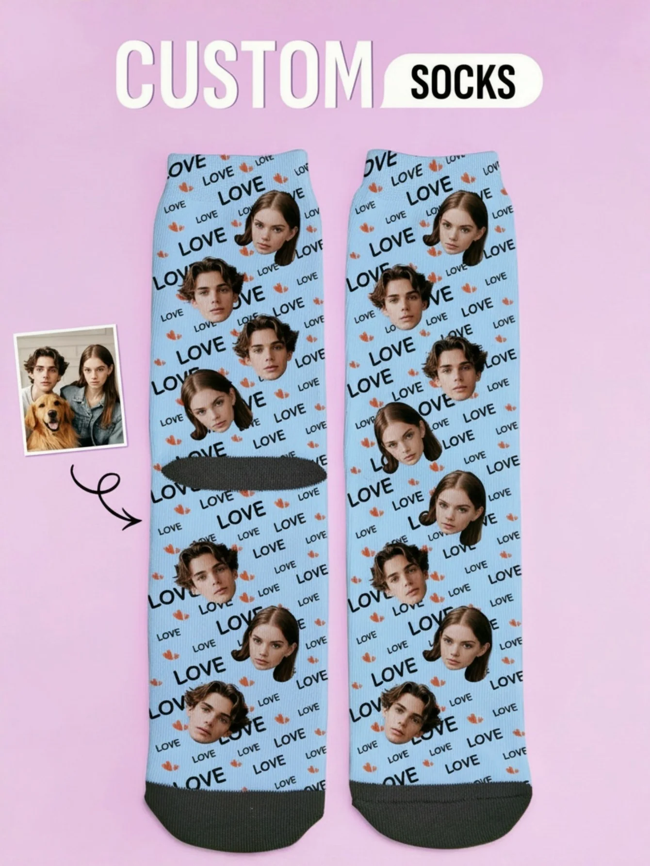 Custom Face Socks C…