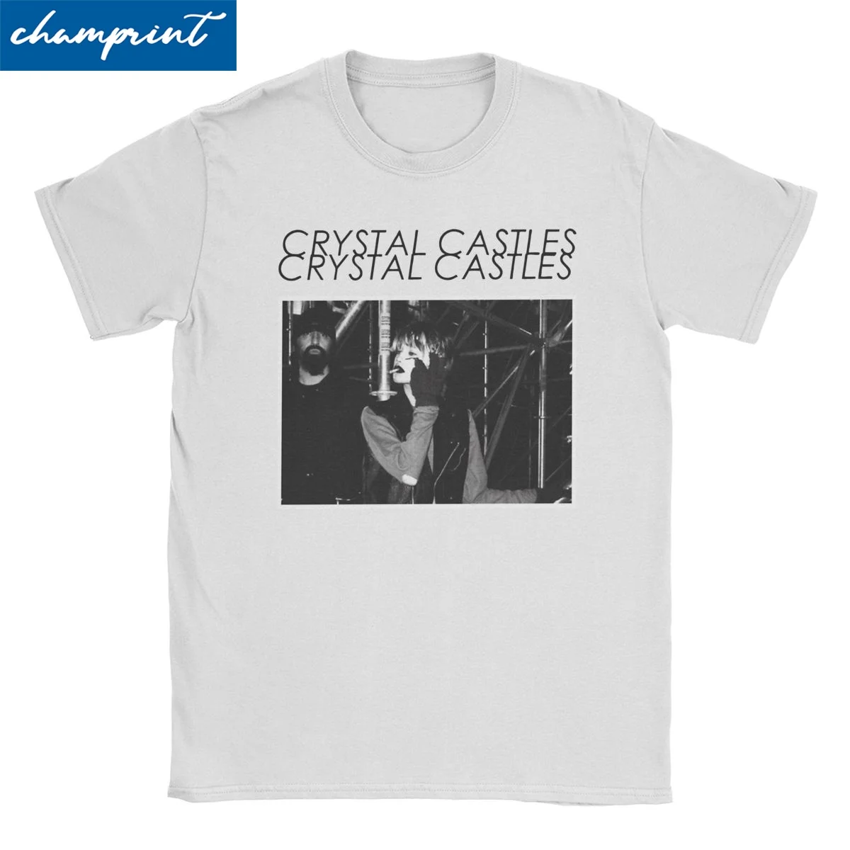 Casual Crystal Castles Not In Love T-Shirt for Men Women Round Collar 100% Cotton T Shirts Tee Shirt 4XL 5XL Clothing