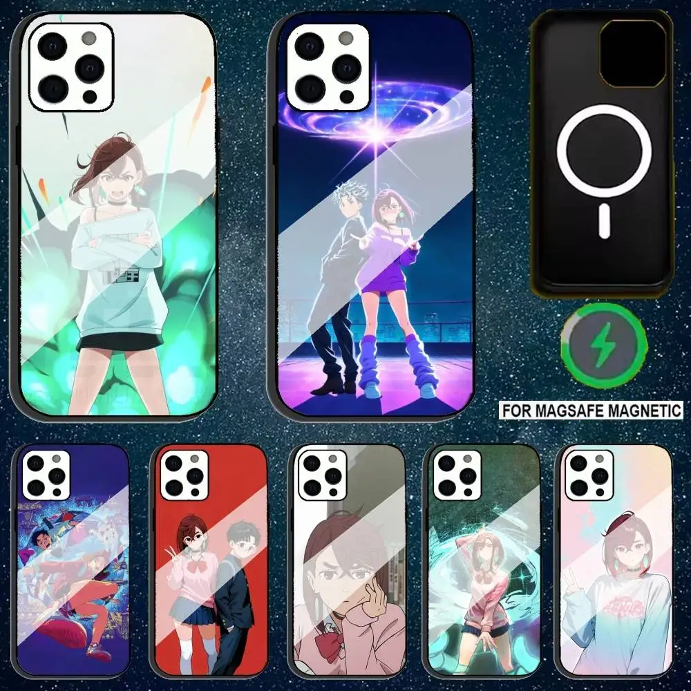 

Dandadan M-Momo Ayase Phone Case For iPhone 17,16,15,14,13,12,11,Pro,Max,Plus,Mini,SE4,E Magnetic Magsafe Wireless Charging