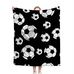 1pc soccer Microfiber Blanket Super Soft Throw Blankets For Bed Bedspread Sofa Decorative Camping Picnic Winter Warm Blanket