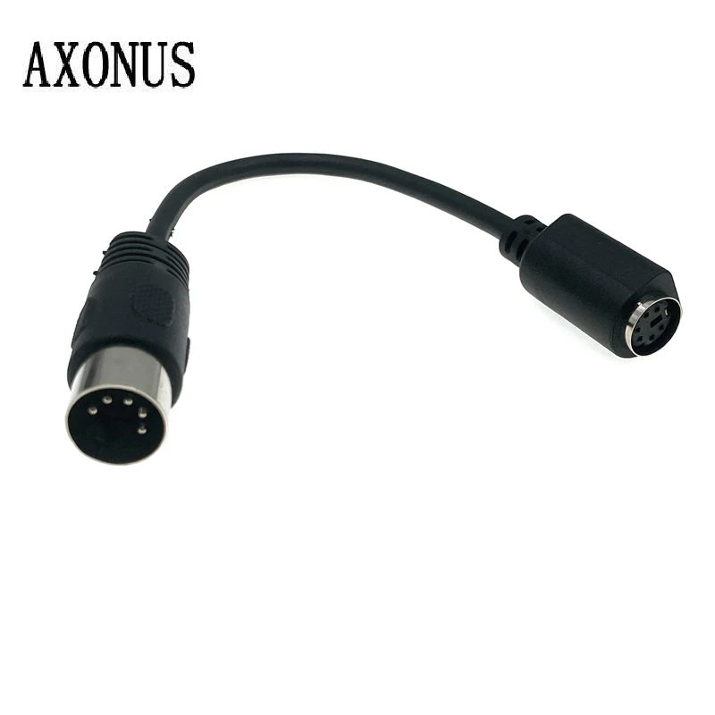 PS2 Cable 5-pin Male Port To 6-pin Female Small Hole Keyboard Or Mouse Adapter Cable Length 15cm