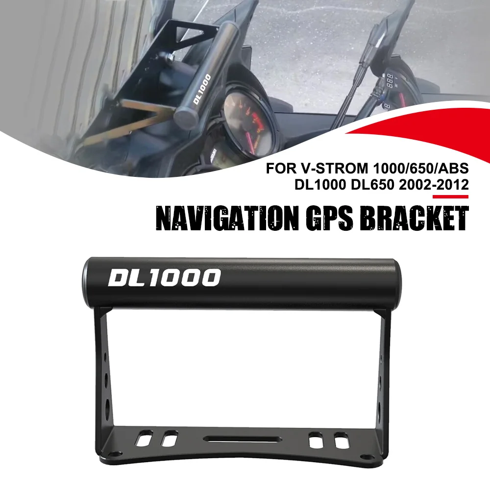 

For Suzuki V-Strom 1000/650/ABS DL1000 DL650 2002-2012 Motorcycle Phone Holder Stand GPS Navigation Plate Bracket Accessories