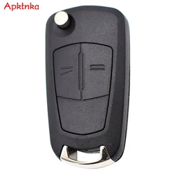 (Tnka custodia A conchiglia per telecomando per auto per Vauxhall Opel Corsa D Astra H Signum Zafira B Combo Meriva A Case Kit di riparazione A 2 pulsanti