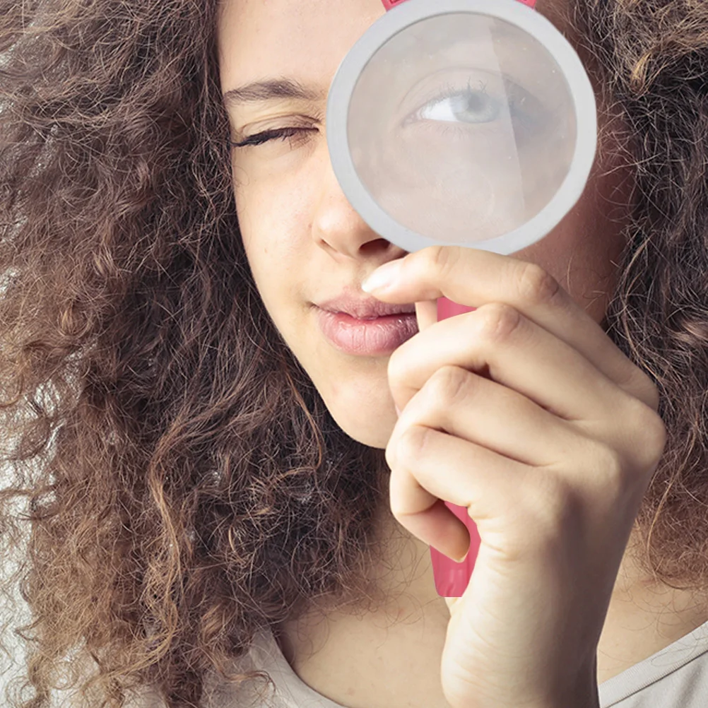 

2Pcs Cartoon Animal Handheld Magnifying Glasses Compact Lightweight Kids Exploration Science Learning Insects Observation