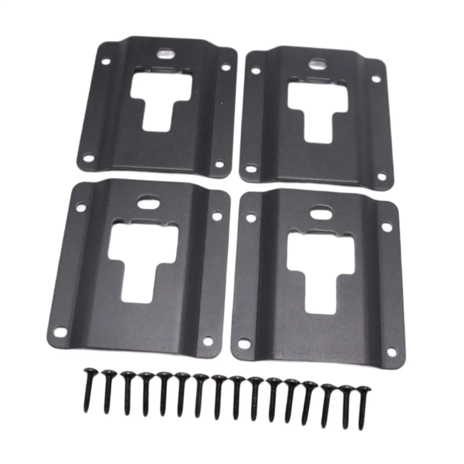 

Truck Bed Cargo Tie Down Brackets Down Interface Plates Metal Auto Components Bed Cleats Tie for 150 Standard Cab