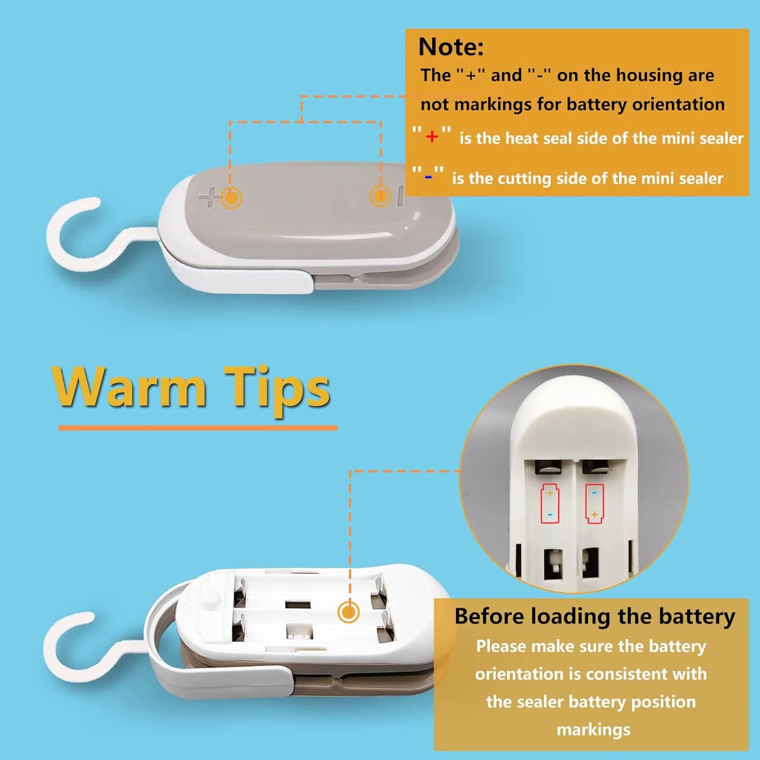 미니 백 실러, 2 in 1 칩 실러 히트 씰 및 컷 휴대용 미니 씰링 가정용 기계, 편리한 칩 백 실러, 휴대용