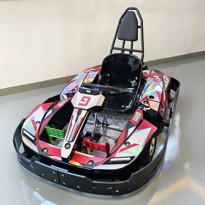 Adjustable Speed Racing Electric Go Kart for Adults 1200w Motor Hydraulic Brake Chain for Indoor Outdoor Amusement Park Rentals