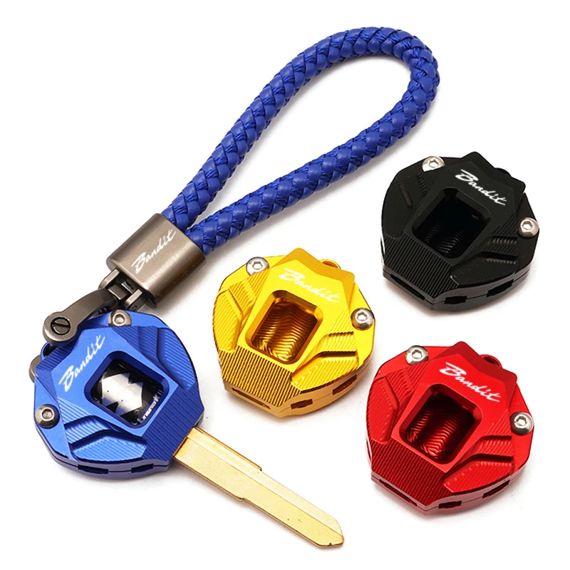 Bandit650 para Suzuki Bandit S 650 Bandit 650 1200 Bnadit1200 accesorios de motocicleta CNC funda para llave llavero