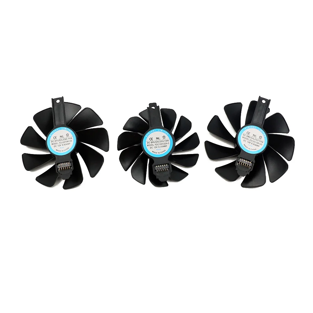 FD10015M12D FDC10H12D9-C 95mm 85mm RX5700 Cooler Fan For Sapphire RX 5700 XT 8GB NITRO+ Special Edition Video Card Fan