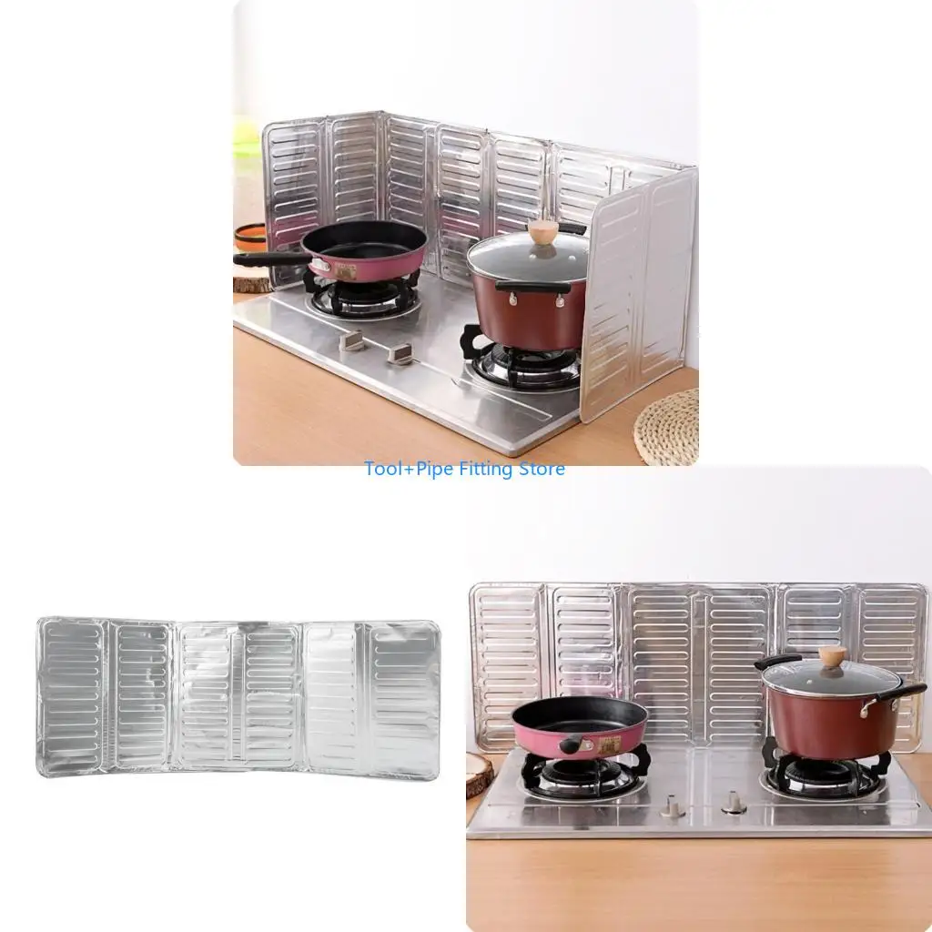 F92B Easy installation Splash Guard Cover for Gas Electric Stove Three Sided