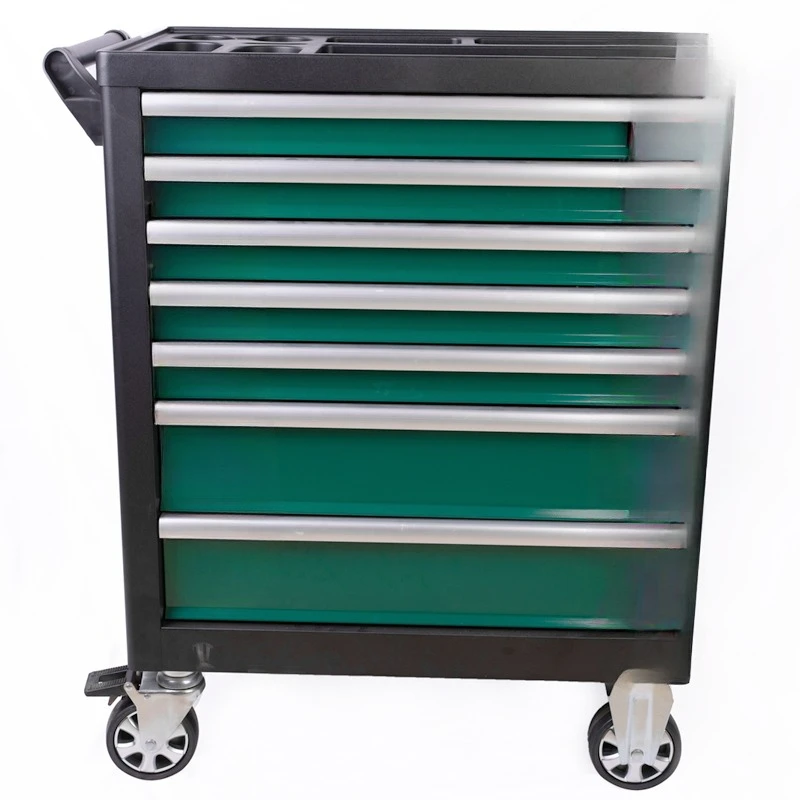 

402 pieces, seven-layer auto repair tool cart set, drawer type combination cabinet with tool trolley, heavy tool cabinet