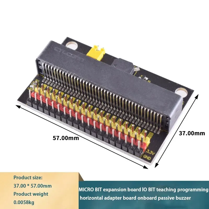 Micro Bit Expansion Board IO BIT Teaching Programming Horizontal Adapter Board Onboard Passive Buzzer