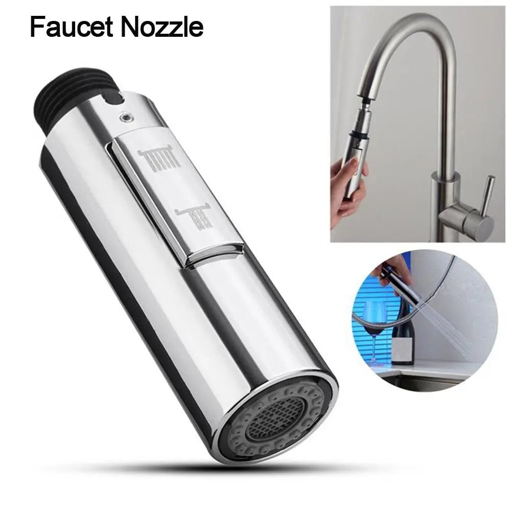 Grifo de repuesto para cocina, rociador extraíble con 2 funciones G1/2 pulgadas, mezclador de pulverización, cabezal de ducha para fregadero,