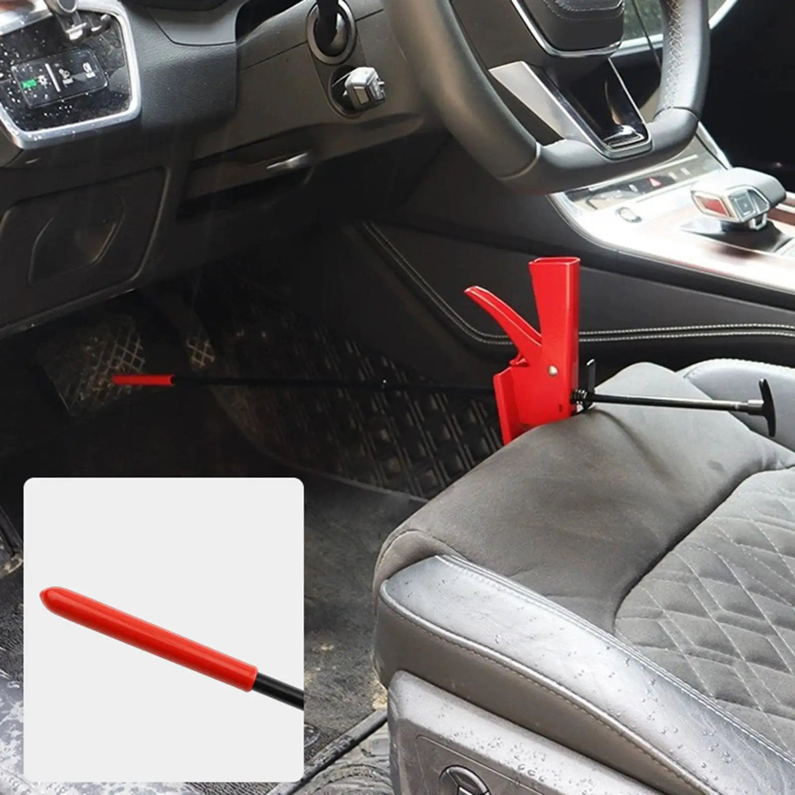 

Car Brake Pedal Depressor 74 cm Adjustable Wheel Alignment Accelerater Pedal Depressor for Truck Car Testing Vehicle Repair