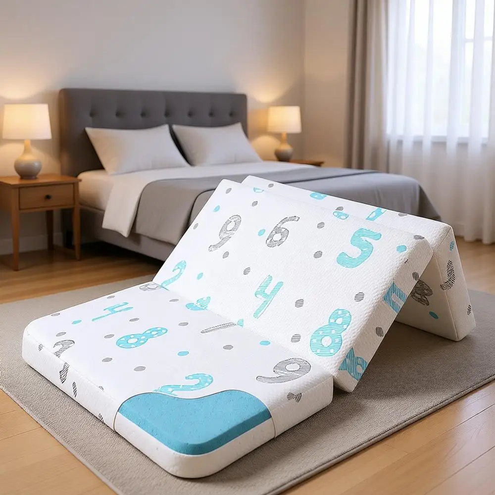 

Матрас для детской кроватки Pack and Play - 38x26, двусторонний, из пены с эффектом памяти, портативный, для путешествий, со съемным чехлом