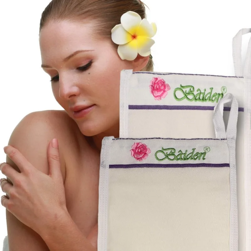 Baiden Mitten Superior Exfoliator Glove,Facial,Body Scrub,Best Firming Dry Skin Treatment,Repair Wrinkles Remove Blackhead,3pack