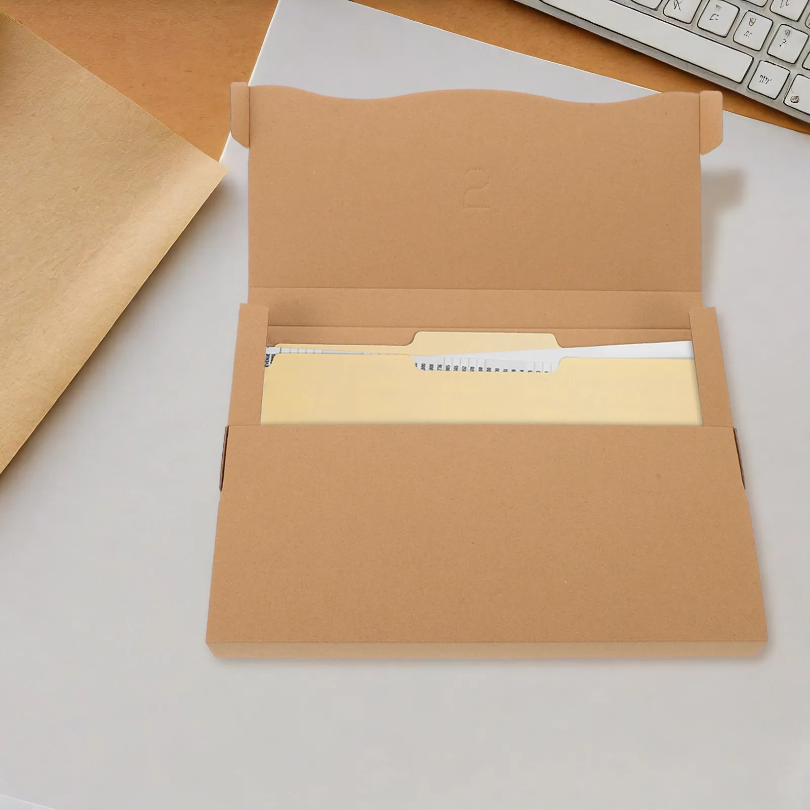 

20Pcs Cardboard Record Shipping Box Kraft Paper Mailers for Vinyl Records Albums Books Eco Friendly Protective Moving Storage