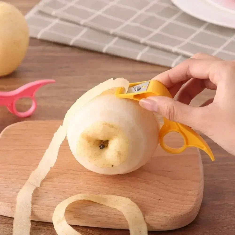 Fruit Apple Kiwi Peeler Orange Cutter Vegetable Peel Peeler Knife Stainless Portable Manual Peeling Potatoes Peeler Kitchen Tool