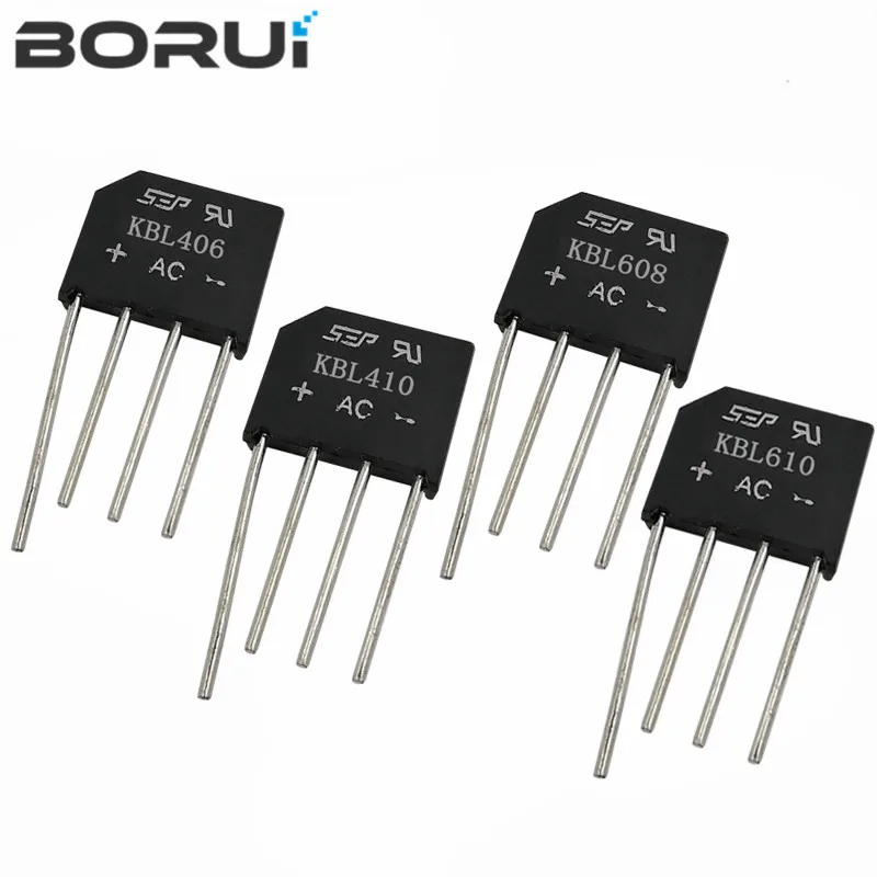 5PCS KBL410 KBL-410 4A 1000V Single Phases Diode bridge rectifier KBL606 KBL406 KBL610 KBL608 KBL408