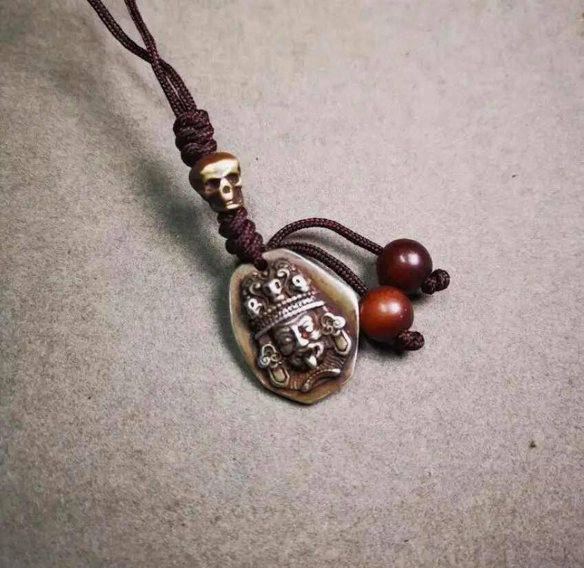 Gandhanra Tibetan Buddhist Amulet,Shri Devi,Drashi Lhamo,Zashi Lhamo Pendant