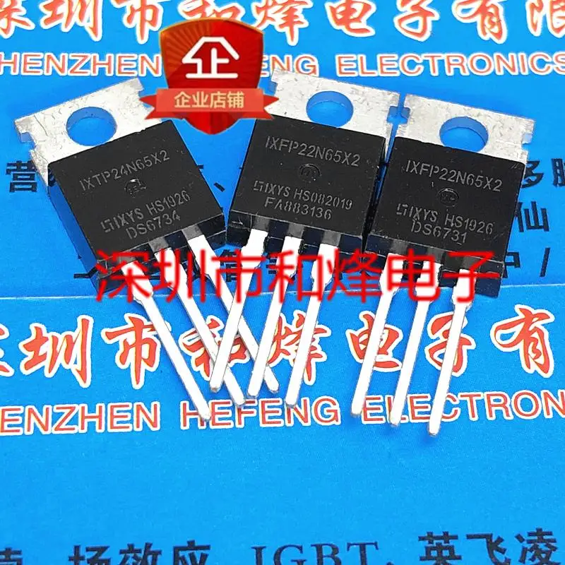 5PCS-10PCS IXFP22N65X2  TO-220 650V 22A   New And Original On Stock