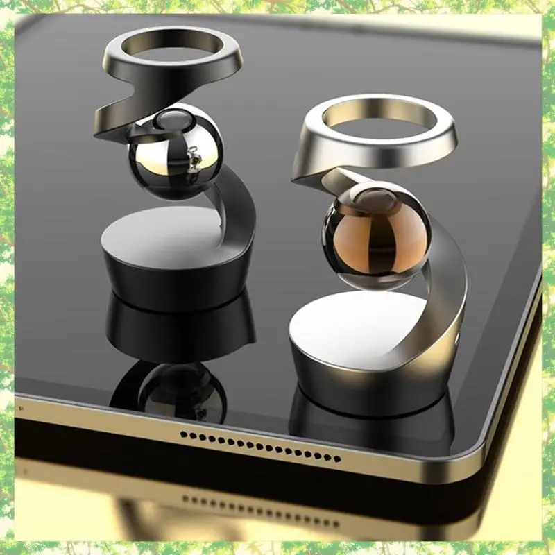 T84C-Desktop Hangende Gyroscoop, Zwaartekracht Tartend Kinetisch Bureau, Stress Relief Kinetische Sculptuur Aluminium Roterende Gyro