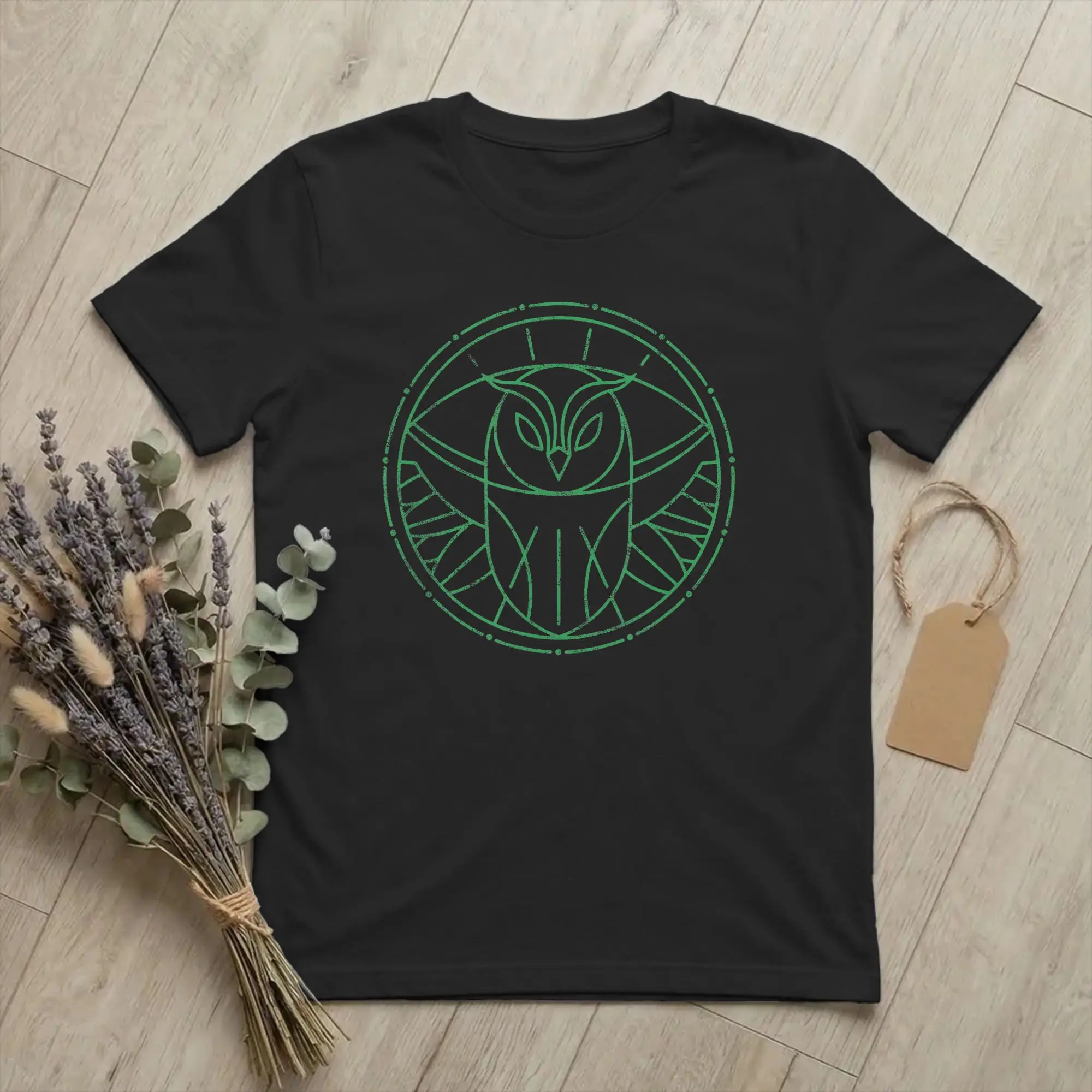 Men's Magnus TMA Horror Podcast Archives T Shirts Round Owl Cotton Tops Vintage Short Sleeve Crew Neck Tee Plus Size T-Shirt