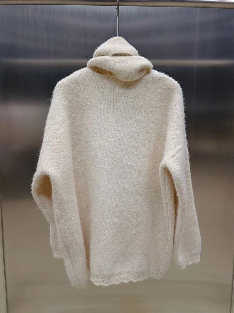 เสื้อคลุมคาร์ดิแกนไหมพรมดีไซน์ขนสุนัขจิ้งจอกแท้สำหรับผู้หญิง ฤดูใบไม้ผลิ ฤดูใบไม้ร่วง ปี 2025 พร้อมผ้าพันคอ แขนยาว เสื้อสเวตเตอร์หรูหราสำหรับผู้หญิง